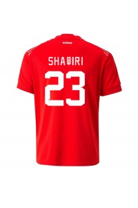 Sveits Xherdan Shaqiri #23 Fotballdrakt Hjemme Klær VM 2022 Korte ermer